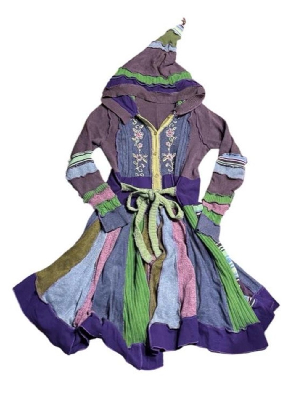 Katwise STYLE Purple Upcycled Fairycore Coat S/M